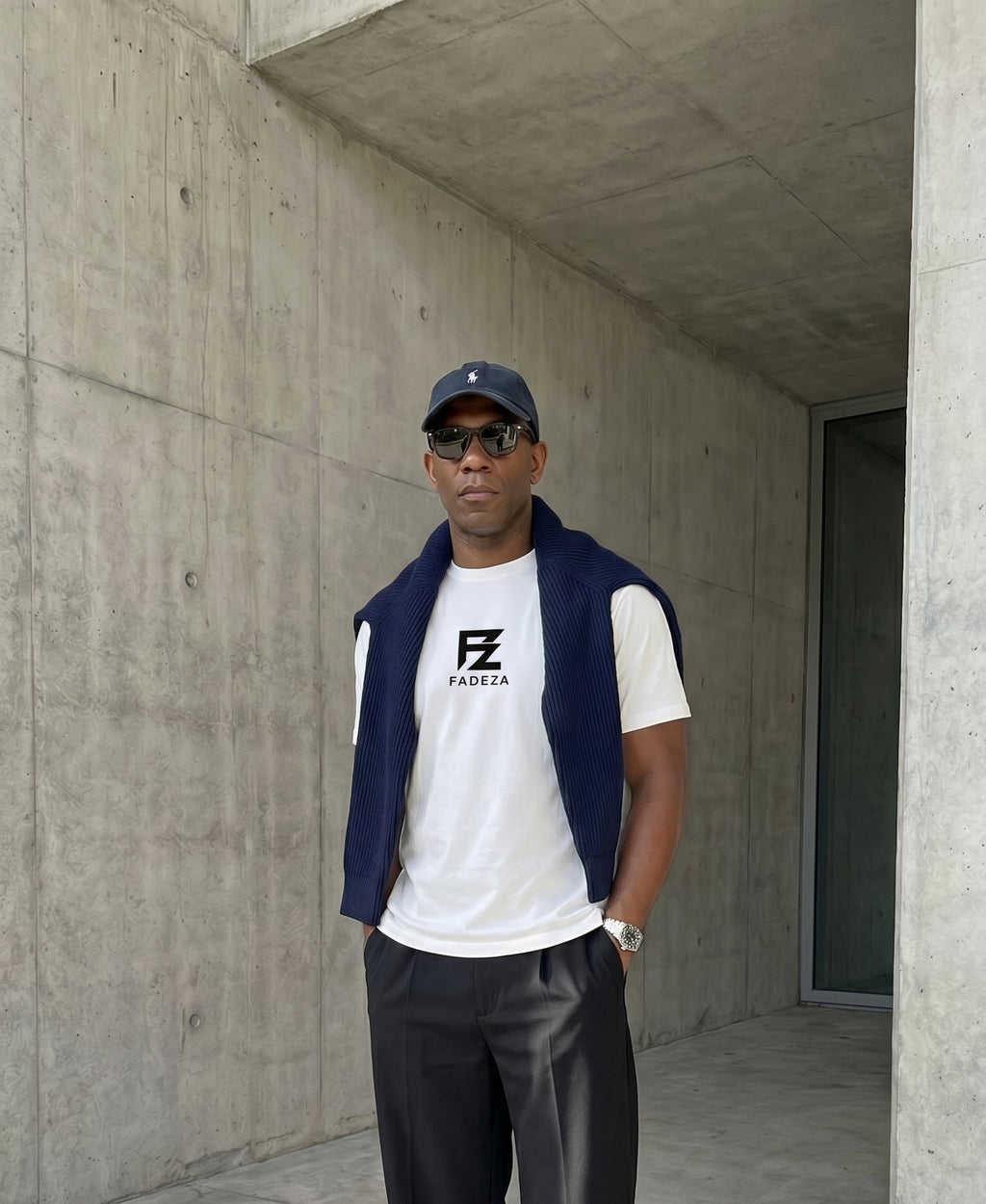 Fadeza Original Logo White Tee