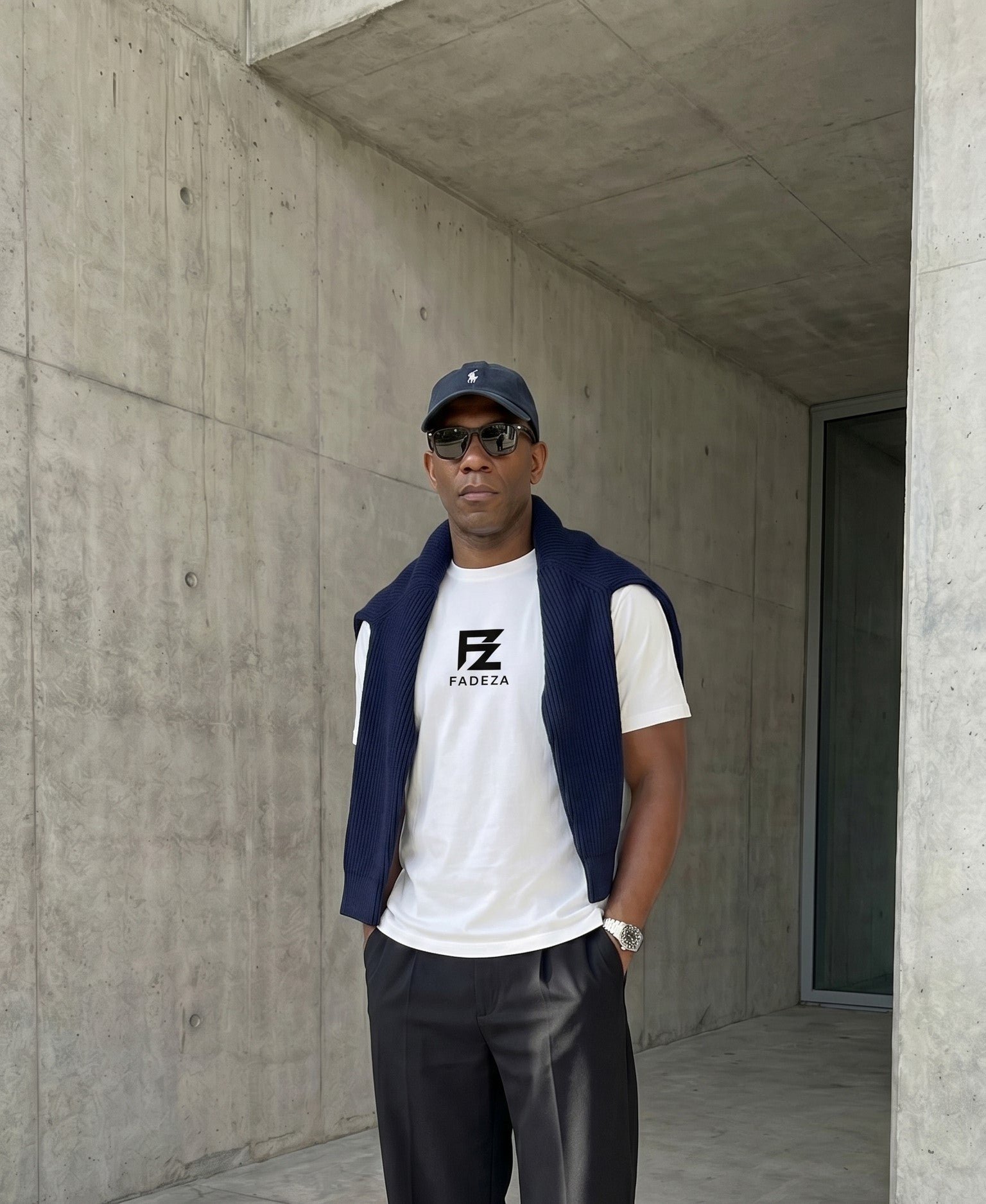 Fadeza Original Logo White Tee